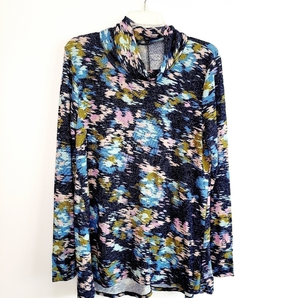 Cuddl Duds Comfortwear Cowl Neck Long Sleeve Tunic - Picture 6 of 9